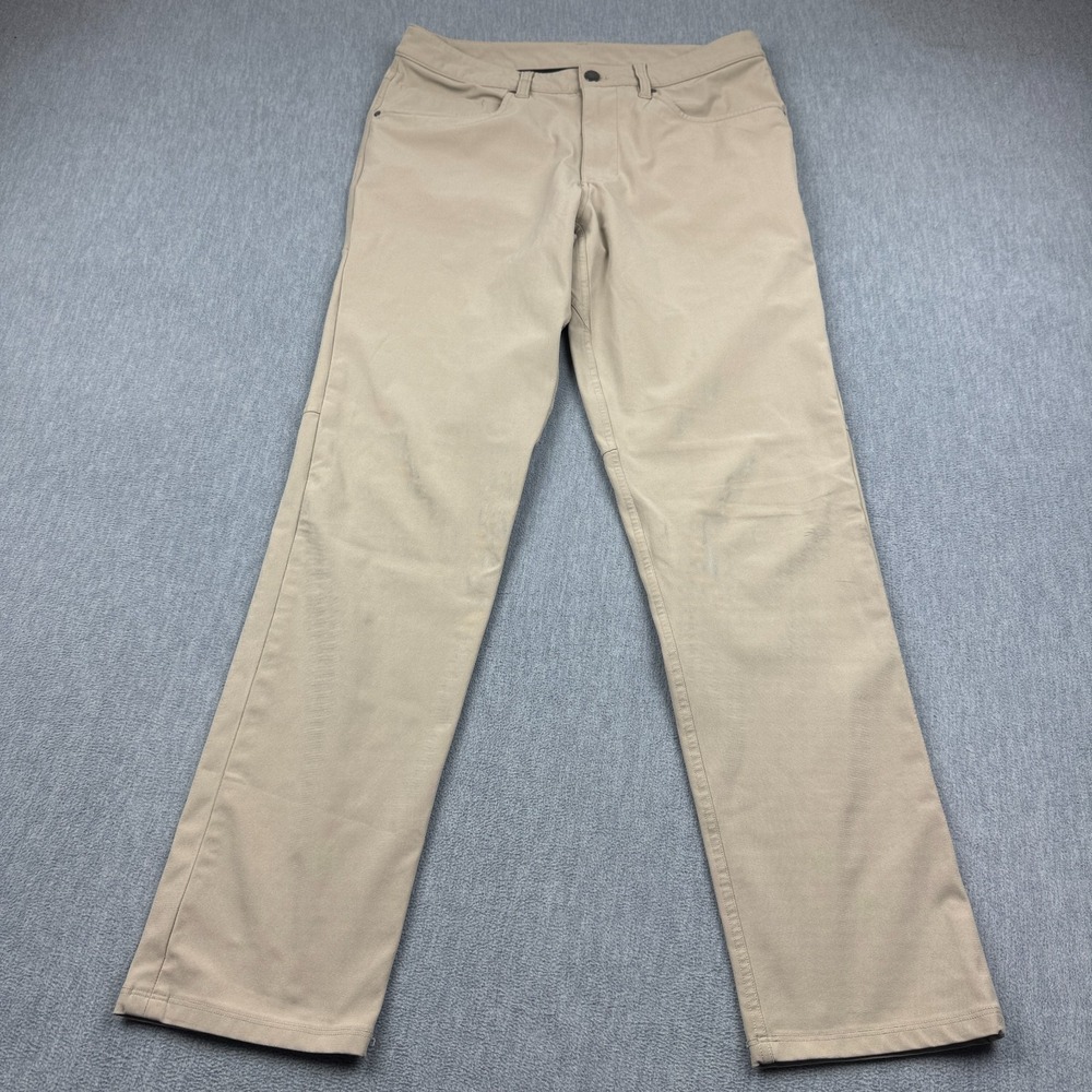 Lululemon Pants Mens 31 Brown ABC Pant Classic Warpstreme 31" Chino M5967S - Picture 1 of 13